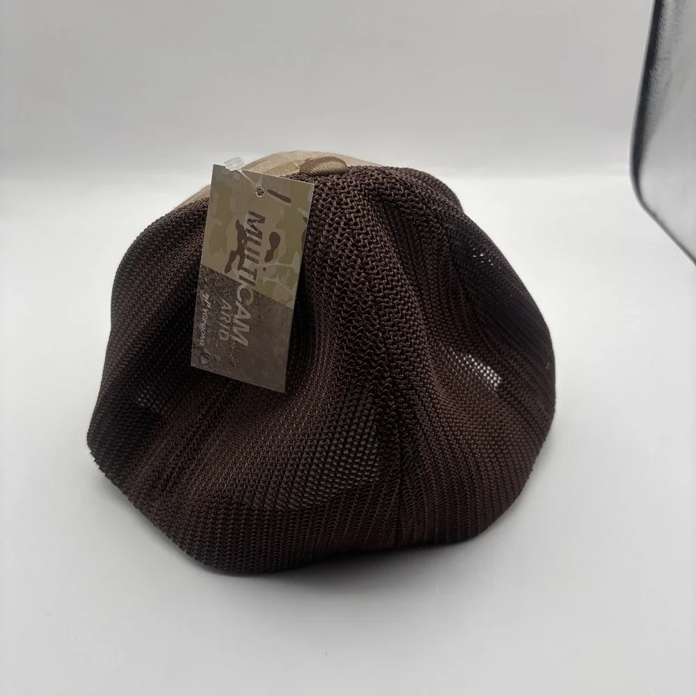 Flexfit Trucker Mesh‎ Baseball Cap Blank Hat Flex Fit 6511 Multicam Arid Tan